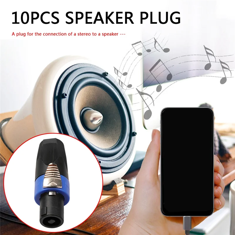 Altoparlante ricaricabile wireless con blocco twist da 10 pezzi per Neutrik Speakon NL4FC-ABFT
