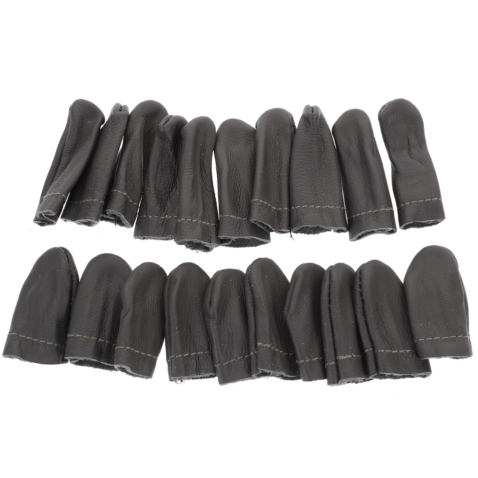 20Pcs Finger Guards Soft Breathable Protectors for Sewing Needle Felting Knitting DIY Finger Protection