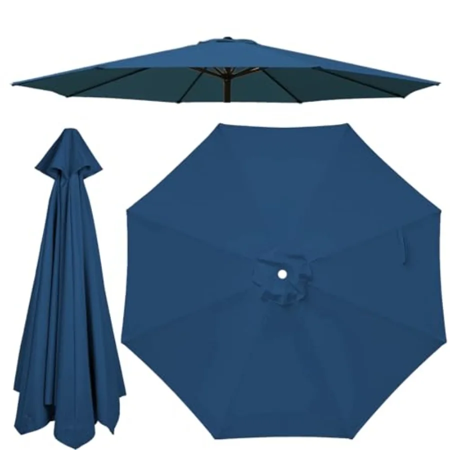 

Patio Umbrella Replacement Canopy Only, Outdoor Table Market Yard Umbrella Top for Outdoor Umbrella Canopy