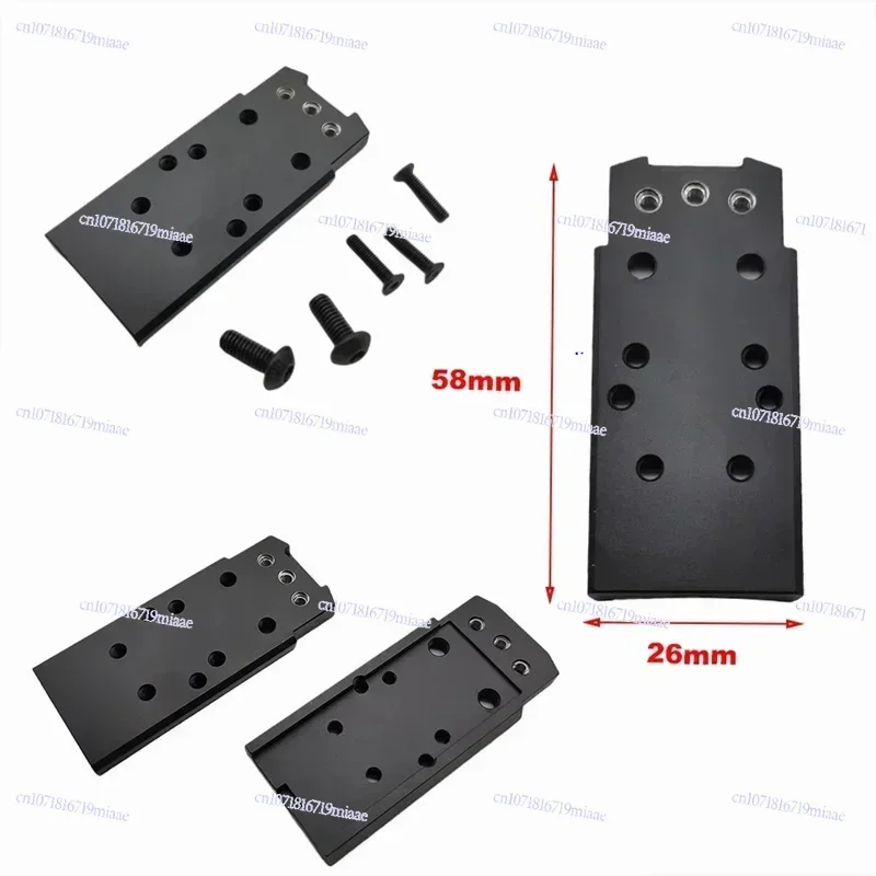 Base Adaptadora Universal de Metal P320 M17 M18 para Sig Sauer XFull XCompact P320-XTEN