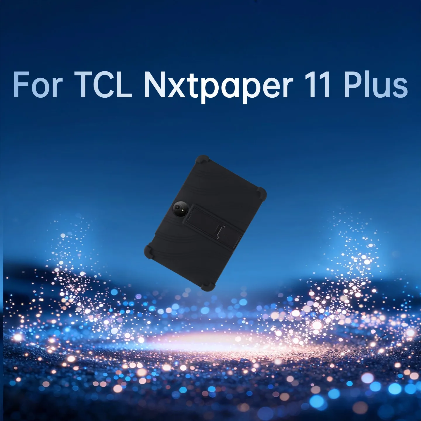 For TCL Nxtpaper 11.5 Inch Tablet Case Kids Friendly Soft Silicone with Adjustable Stand 4-Corner Thicken Shockproof Protection