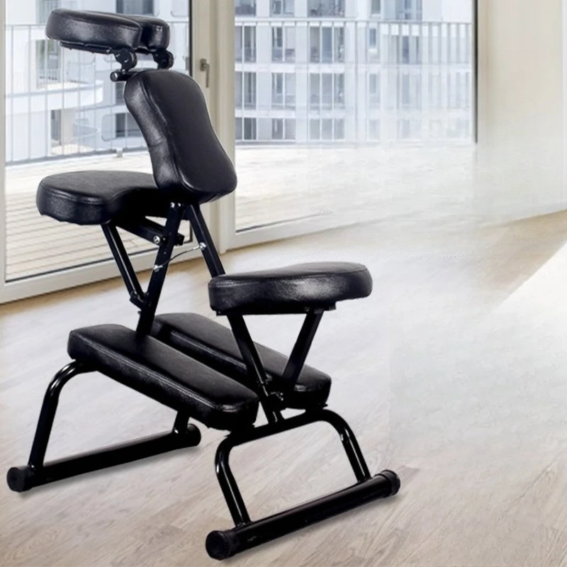 

Массажное кресло Гуа Ша, портативное складное массажное кресло для иглоукалывания, простая металлическая мебель, Sedile Per Massaggi MHAMY