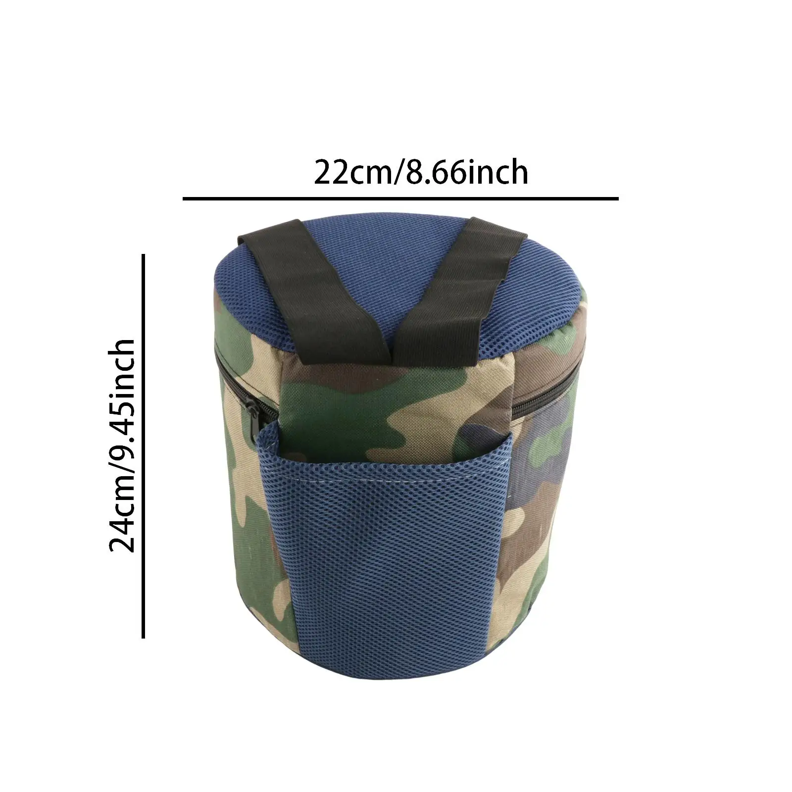 Portable Garden Stool Wearable Convenient with Elastic Band Weeding Chair for Camping Traveling Fishing Yard Outdoor Sports