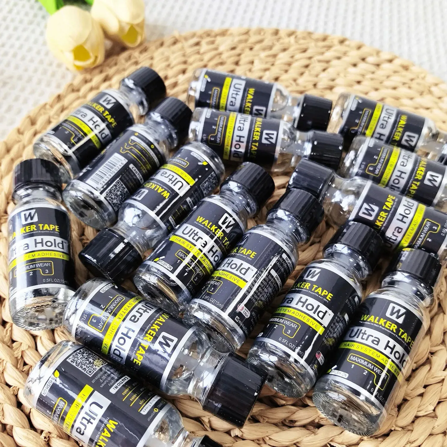 Ultra hold sistema de cabelo adesivo 0.5/1.4/3.4 fl oz máximo desgaste 3 walker fita suprimentos de substituição de cabelo líder desde 1985