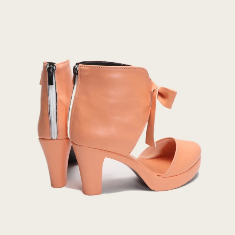 รองเท้าคอสเพลย์อนิเมะใหม่ MahoAku Mimori Byakuya จากเรื่องสาวน้อยเวทมนตร์กับร้อยโทผู้ชั่วร้าย รองเท้าคอสเพลย์คู่คู่ศัตรู