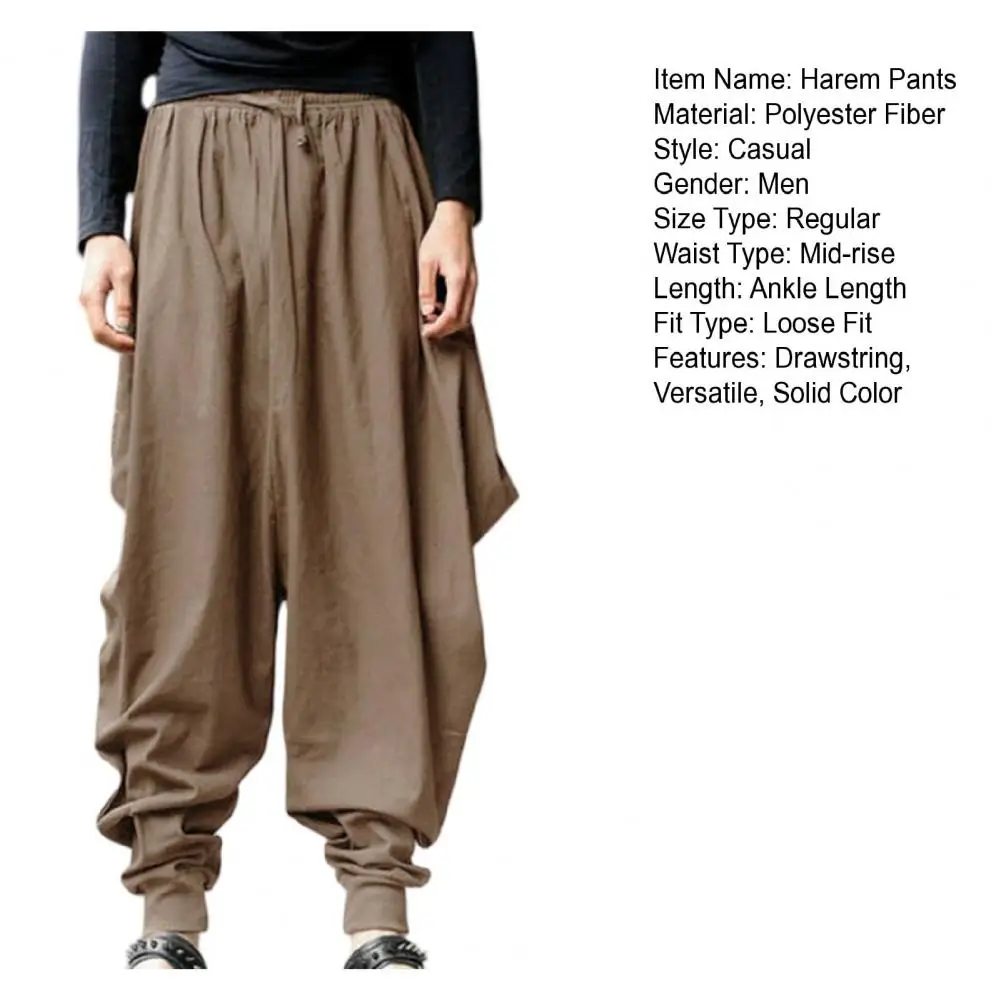 

Мужские брюки для танцев в стиле хип-хоп и панк, с высокой эластичной талией, винтажные, свободного кроя, оверсайз, размеры S-5XL