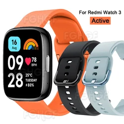 Bracelet de rechange en silicone pour Xiaomi Redmi Watch 3 Lite, bracelet de sport actif