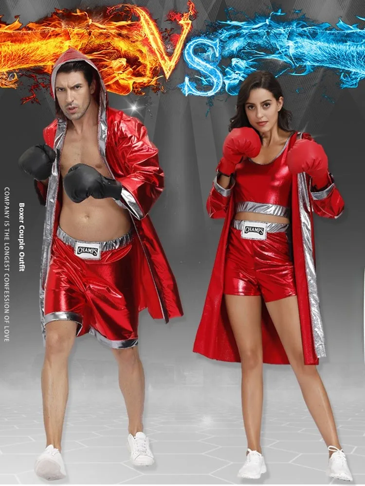

Хэллоуин Бокс Косплей Костюм Набор для Мужчин И Женщин Cany Ежегодная Конференция Par Funny Boxer Cetition Perfo...