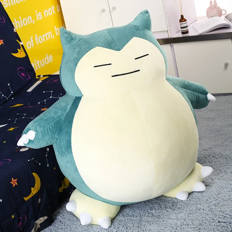 Neues 30cm Pokémon Snorlax Plüschtier, Cartoon Japan Anime Monster Elfen Plüschpuppe, Weiches Stofftier, Geburtstagsgeschenk für Mädchen