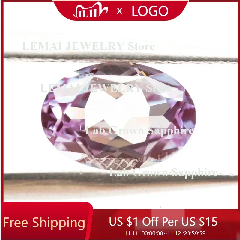 

Lab Grown Alexandrite Oval Shape Change Color Stone DIY Advanced Jewelry Rings Earrings Making Charms Gemstone Certificate