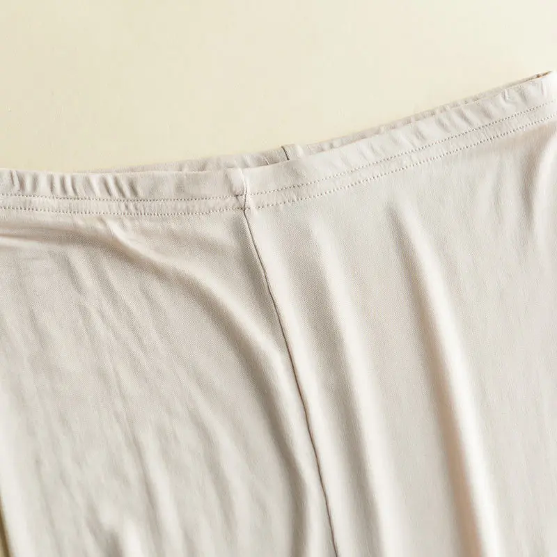 Pantacourt en dentelle pour femmes, 50% soie 50% Viscose, longueur 20 \