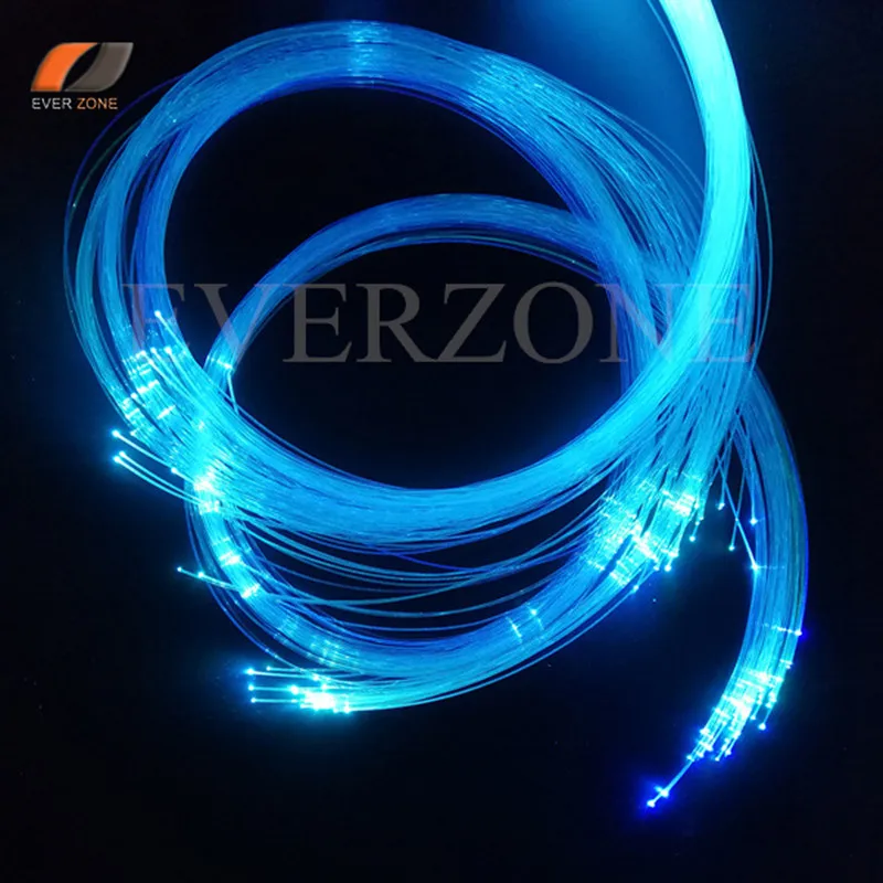 Optic Fiber Light Bundle 60pcs 1.5mm Cable 2m for DIY Star Ceiling Sky or Optic Fiber Lighting Chandelier