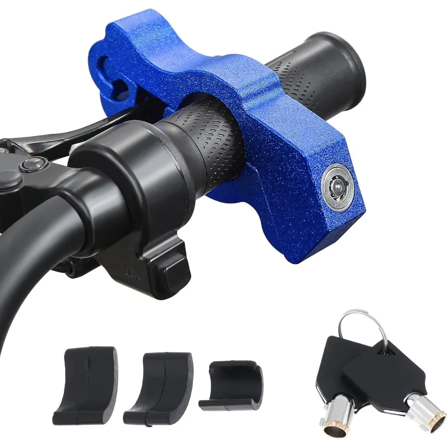 

Heavy Duty Front Brake Lock for Motorcycle with Throttle Grip Clutch Brake Lever Handlebar Protection Ideal for Outdoor Parking
