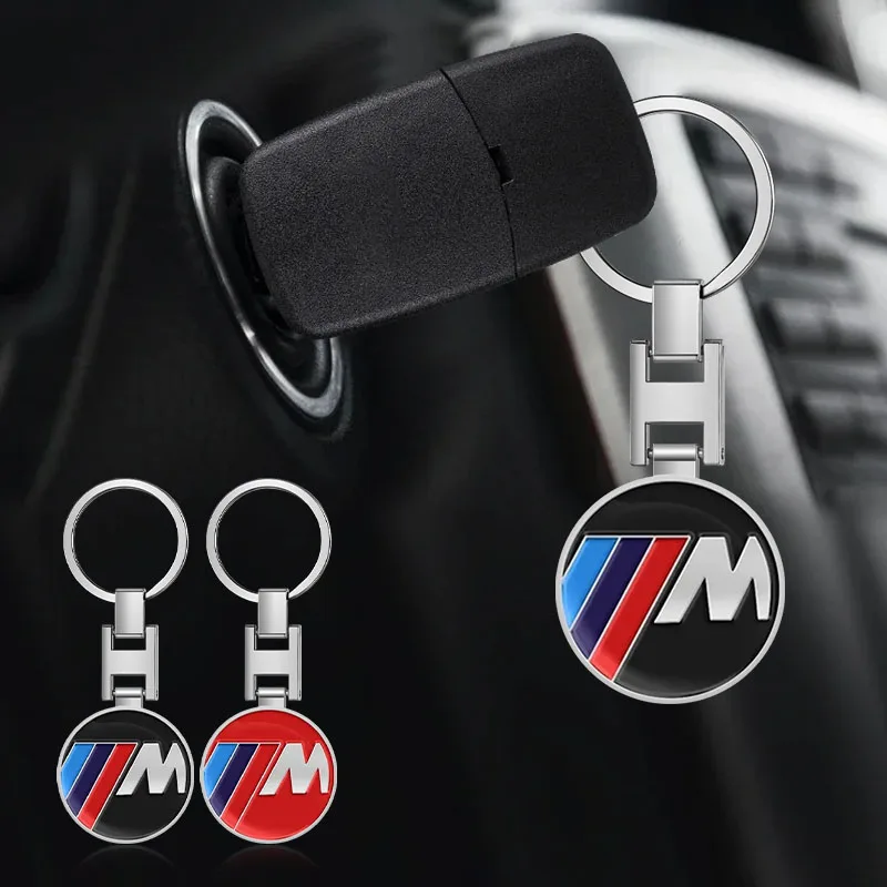 Luxury Car Keychain Car Keychain Car Emblem Gift Logo Emblem Auto Accessories For BMW M Power Performance M3 M5 X1 X5 X6 E46 E39
