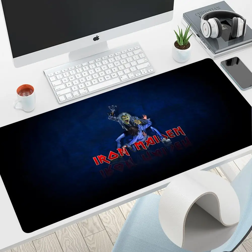 

Run-To-The-Hills-Iron-Maiden Mouse Pad Home Office Large Mouse Pad Gamer Waterproof PU Leather Desk Mat Computer Mousepad Keyboa