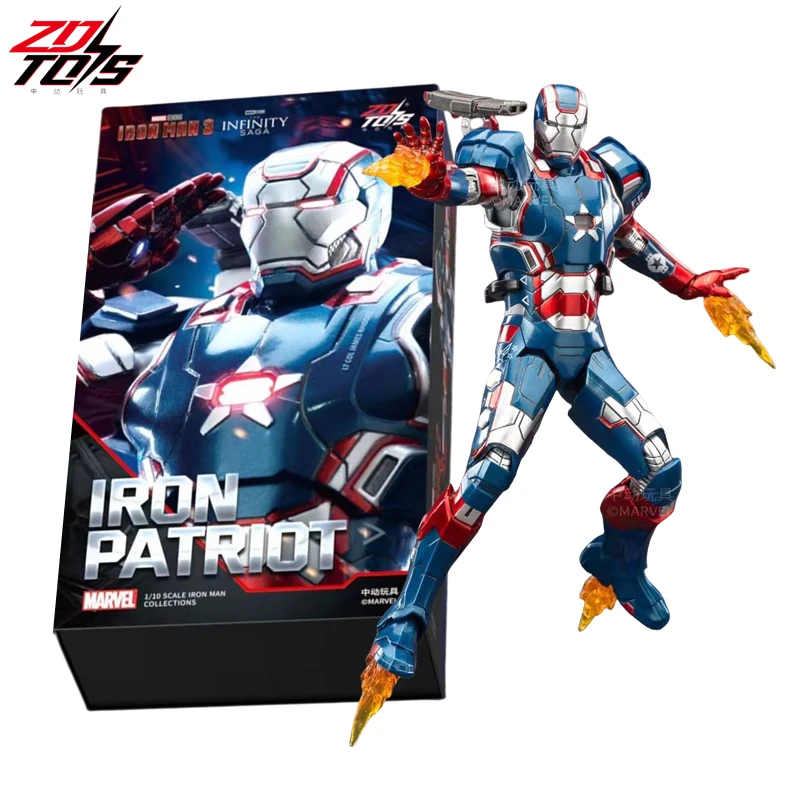 ZD Original Iron Man Iron Patriot MK35 MK47 MK30 War Machine Rhodes Heartbreaker Gemini Centurion Action Figure Marvel legends