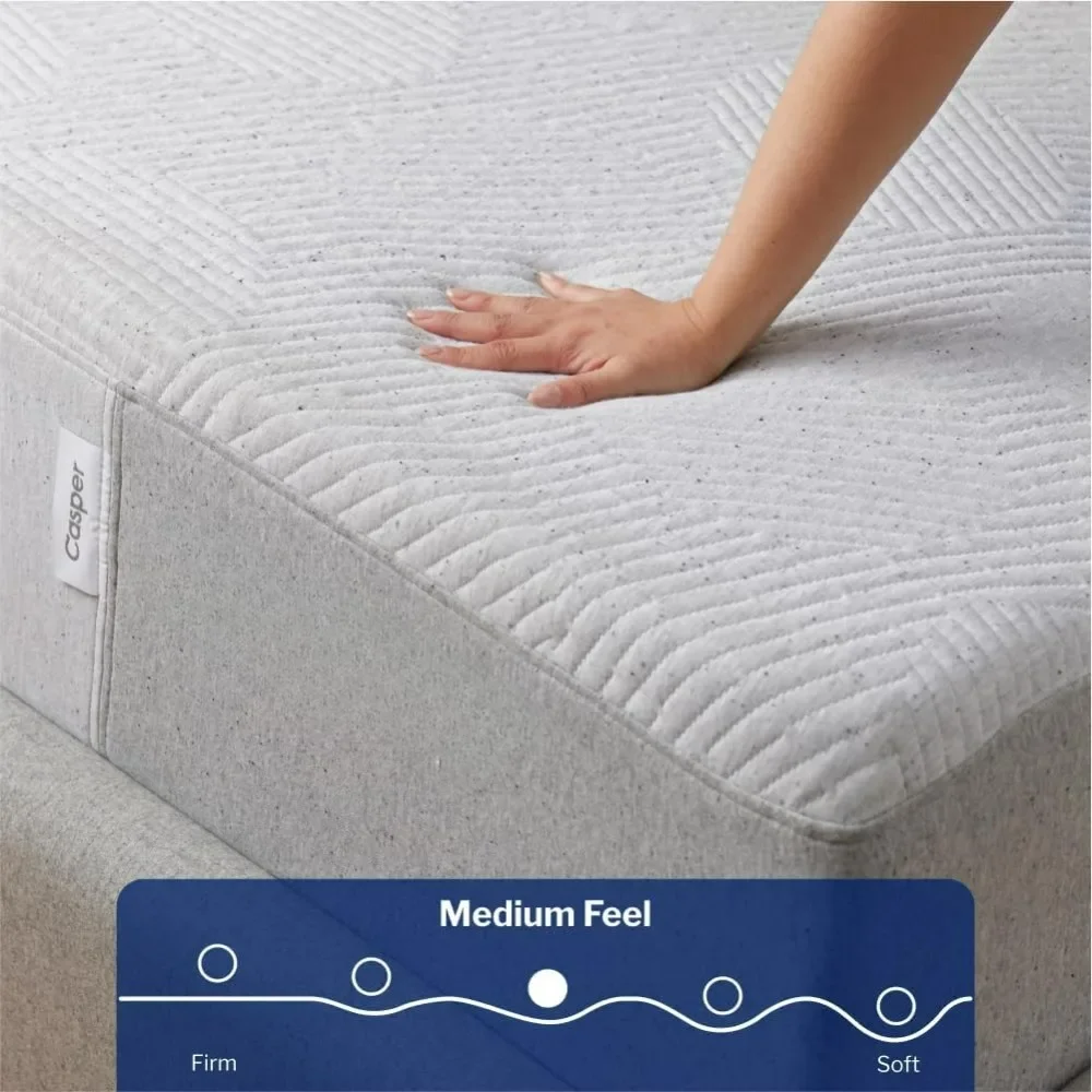 Sleep Original Foam Hybrid Mattress, Queen Size Medium Firm Memory Foam with Zoned SupportTM - 100-Night Trial 10 Year Warranty