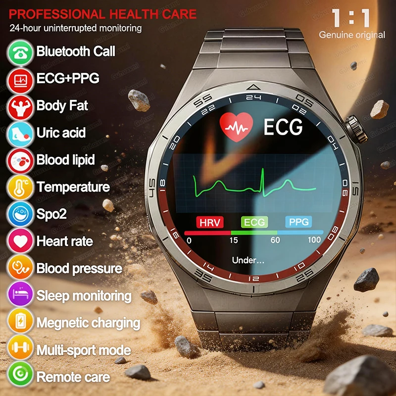 

Новые смарт-часы 2026 года с ИИ-диагностикой: точный анализ ЭКГ+ППГ, уровня мочевой кислоты, липидов, артериального давления, жировых отложений в организме. Мужские смарт-часы для анализа здоровья.