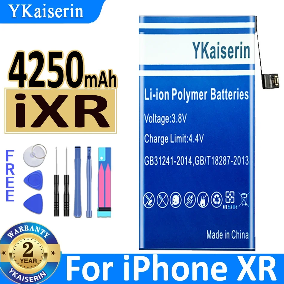 YKaiserin Battery For iPhone 6S 7 8 Plus 8Plus 7Plus 6SPlus 6 X XS Max XR High Capacity Replacement Batterie + Free Tools