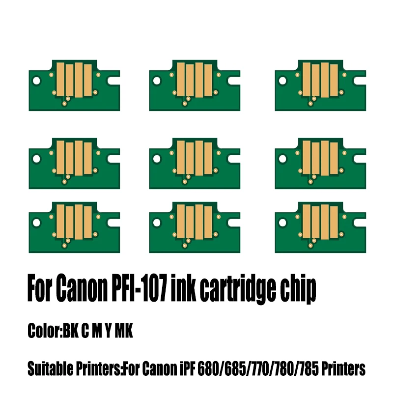 

Чип для чернильного картриджа PFI-107 для принтеров Canon iPF680, iPF685, iPF770, iPF780, iPF785