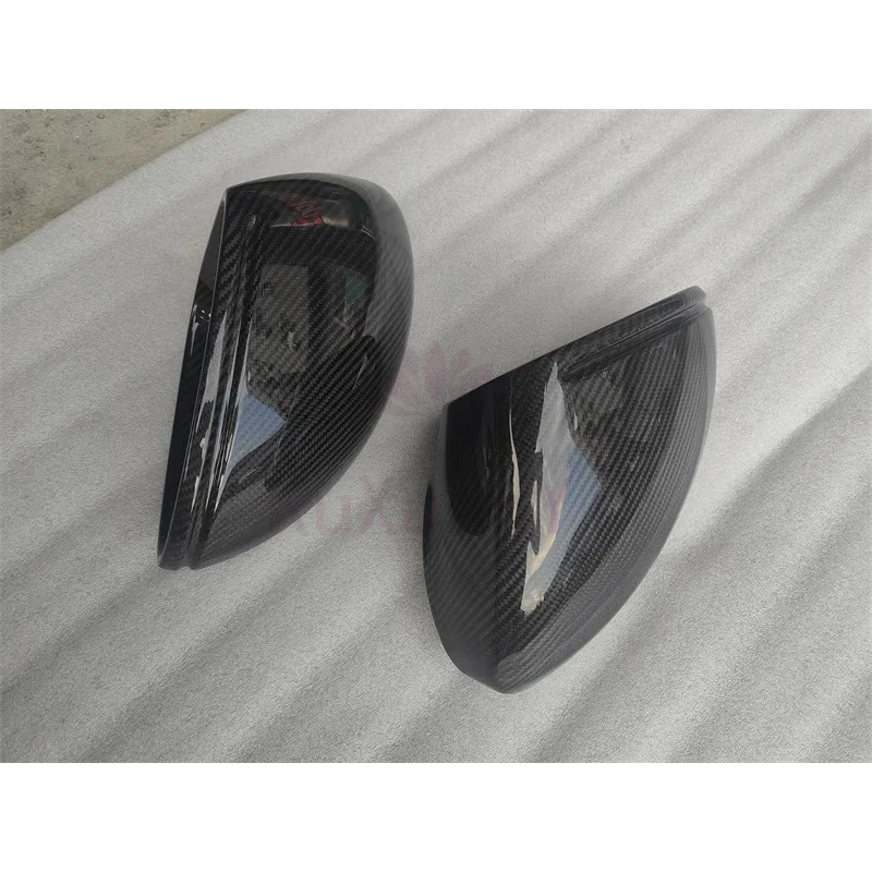Para wysokiej jakości obudów lusterek wstecznych z włókna węglowego, odpowiednia do zestawu karoserii 718 Boxster Cayman