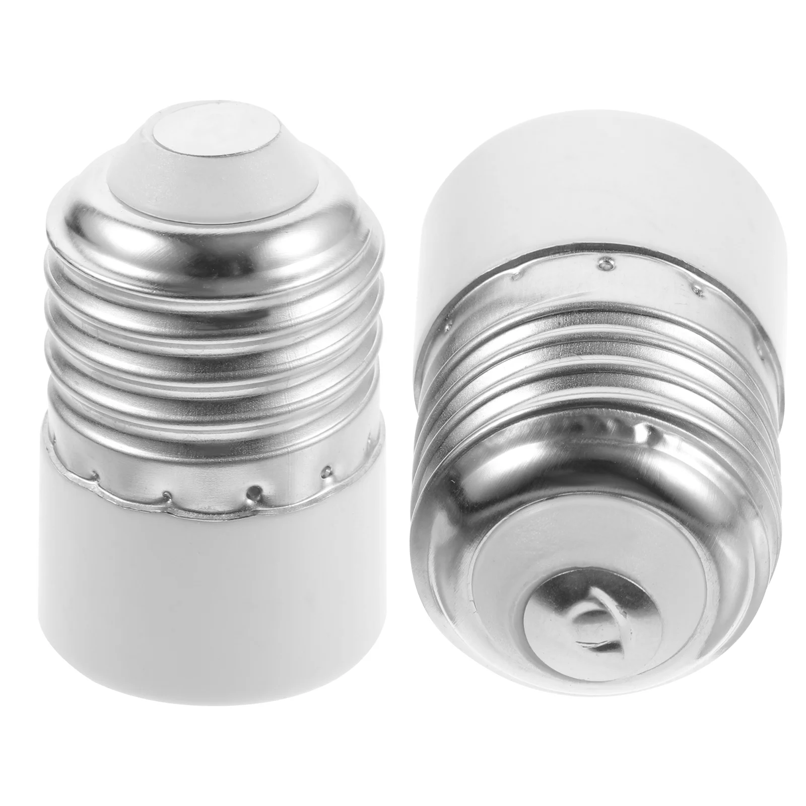 

2Pcs Lamp Holder Adapter Easy Installation Screw Match E27 to E14 Light Bulb Base Converter Socket Adapter Lamp Converters