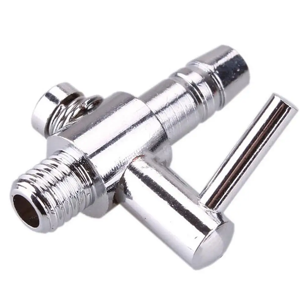 6Pcs/Set Thread Stainless Steel Aquarium Air Flow Distributor Lever Control Valve Fish Aquatic Pet Supplies