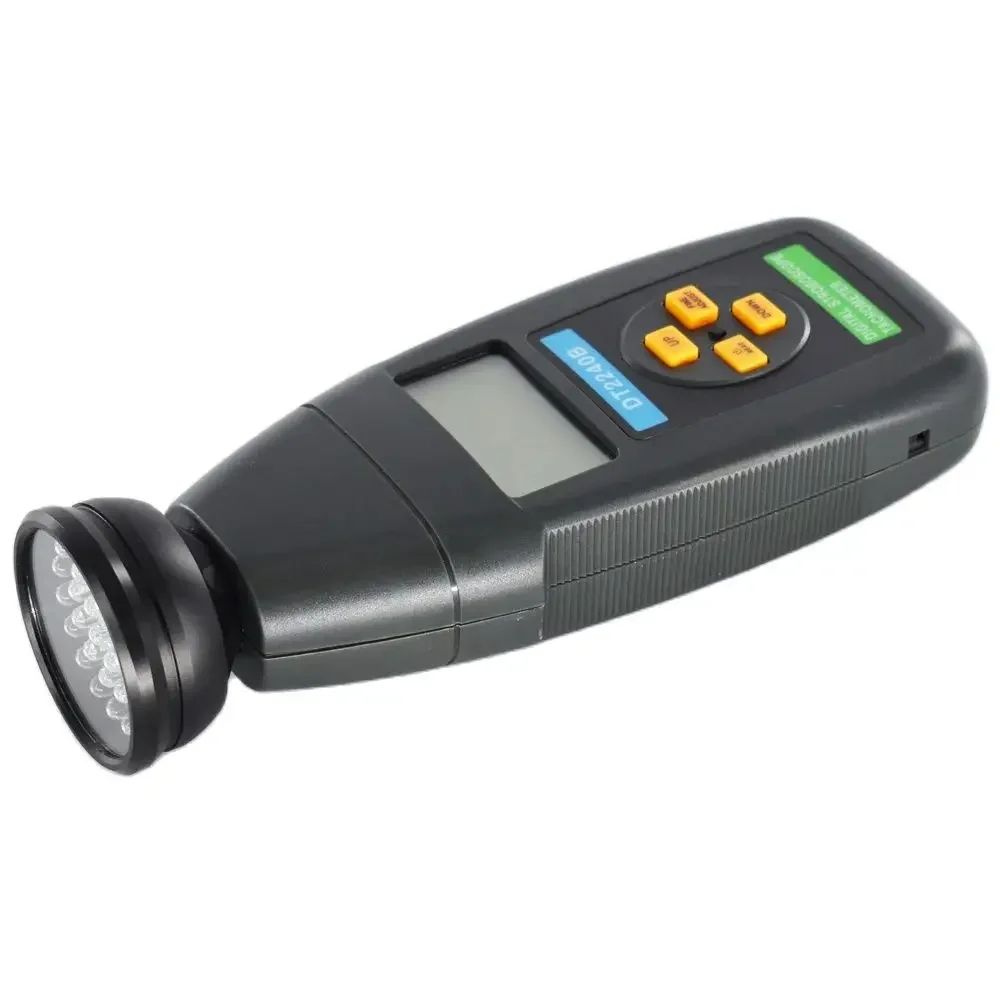 Motor Non-contact Tachometer Splash Screen Device Splash Frequency Digital Display Meter Speed Meter  Detector Strobe Meter