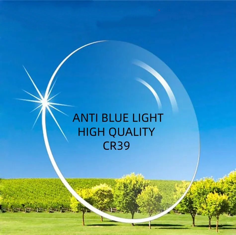 

Single Vision Anti-Blue Ray Prescription Lenses Aspherical Computer Protection Lens Anti-Radiation Optical Myopia Hyperopia Lens