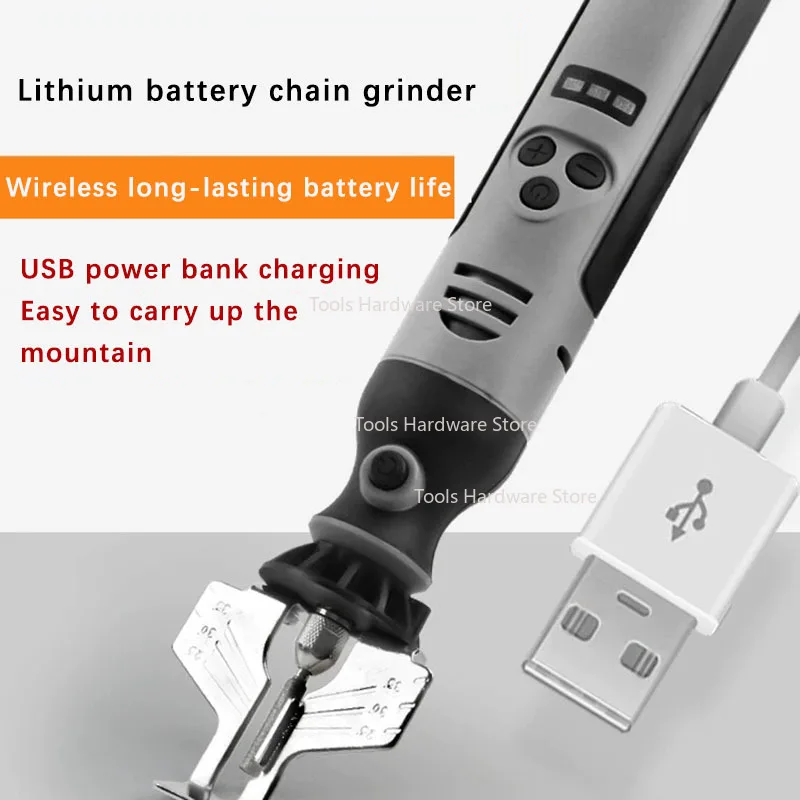 

Электрический напильник, цепная шлифовальная машина, литиевая батарея, полностью автоматическая цепная шлифовальная головка, шлифовальный станок с артефактом