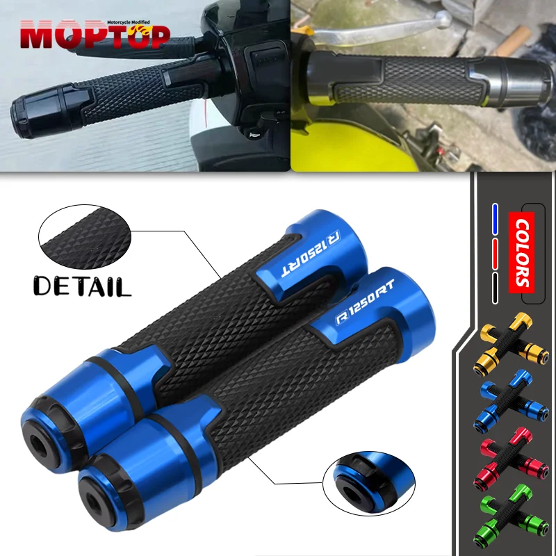 

For BMW R1250R R1250RS R1250RT Motorbike 7/8 "22mm Universal Hand Grips End Motorcycle Anti-Slip Handle Handlebar Hand Bar Grips