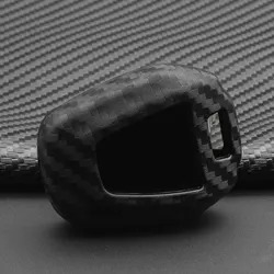 jingyuqin Carbon Silicone Smart Remote Car Key Cover Case For Isuzu DMAX D-MAX Mu-x 2.5 With keychain Protection Replacement