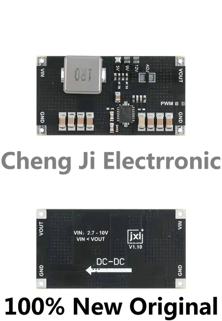 Boost module TPS61088 5/9/12V high-power lithium battery boost DC-DC power module 10A current