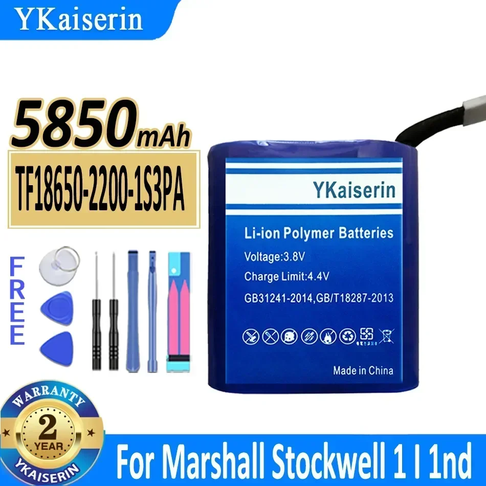 

5850mAh High Compatibility For Marshall Stockwell Portable Speaker Battery TF18650-2200-1S3PA