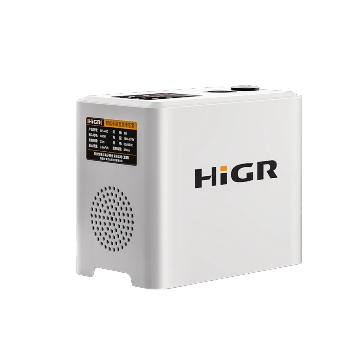 

BP-400 Frequency conversion booster pump, household, soft sound, intelligent, constant pressure, fully automatic