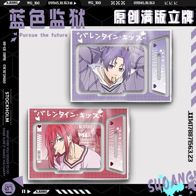 

Blue Lock Mikage Reo Nagi Seishiro Cosplay Anime Acrylic Standing sign Collection Desk Decoration Ornament Accesorios gift