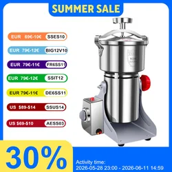 800g/1000g Chinese Herbal Medicine Crusher Grinder Household Fine Electric Small Multi-Functional Mill Grain Crusher