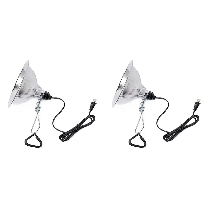 

Светодиодная лента AB47-2-Pack с креплением-клипсой, 5,5-дюймовый алюминиевый отражатель, максимальная мощность 150 Вт (лампочка в комплект не входит), серебристый, вилка стандарта США