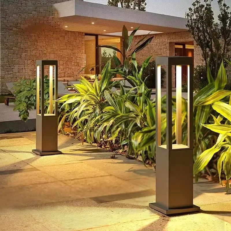 Hot-selling die-cast aluminum IP65 waterproof outdoor LED lawn light, garden decorative lighting light sensor 5-year warranty