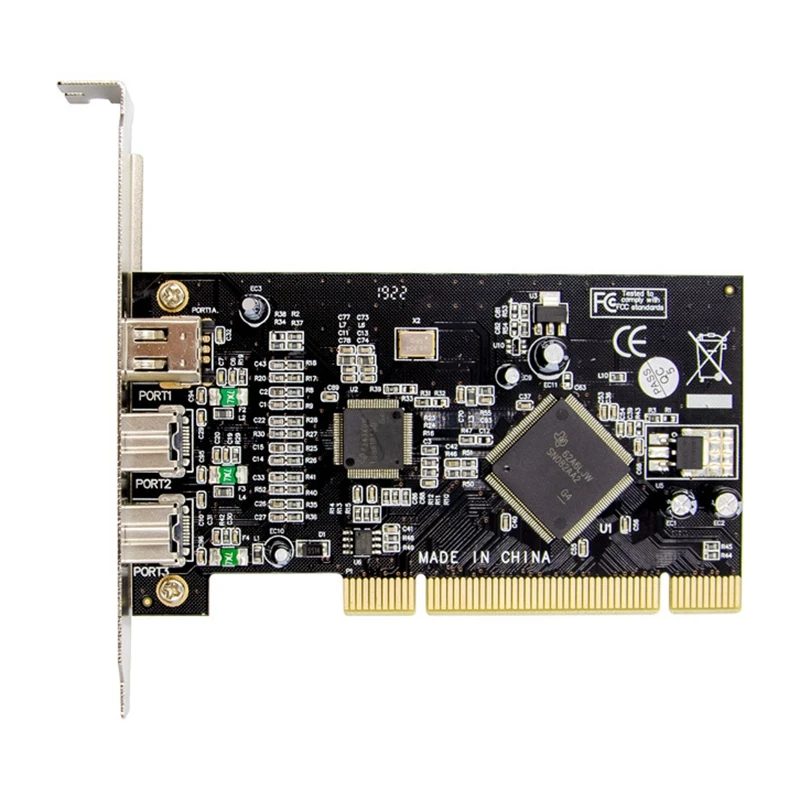 

Плата видеозахвата PCI 1394A 1394B для Firewire 800, адаптер IEEE 1394, преобразователь карт видеозахвата HD