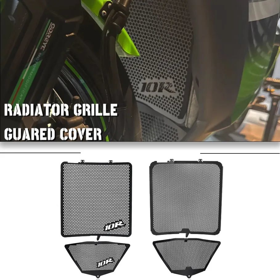 

Motorcycle Radiator Guard And Oil Cooler Guard Set Protector Cover For Kawasaki ZX-10RR ZX10RR ZX-10R ZX10R SE 2011-2020 2019
