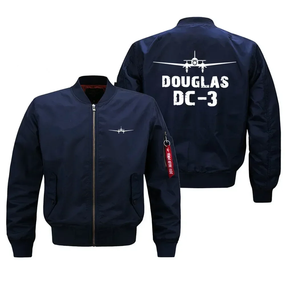 

Douglas DC-3 Pilots Military Flight Aviation Men Ma1 Bomber Jacket Outdoor Windproof Man Baseball Coats