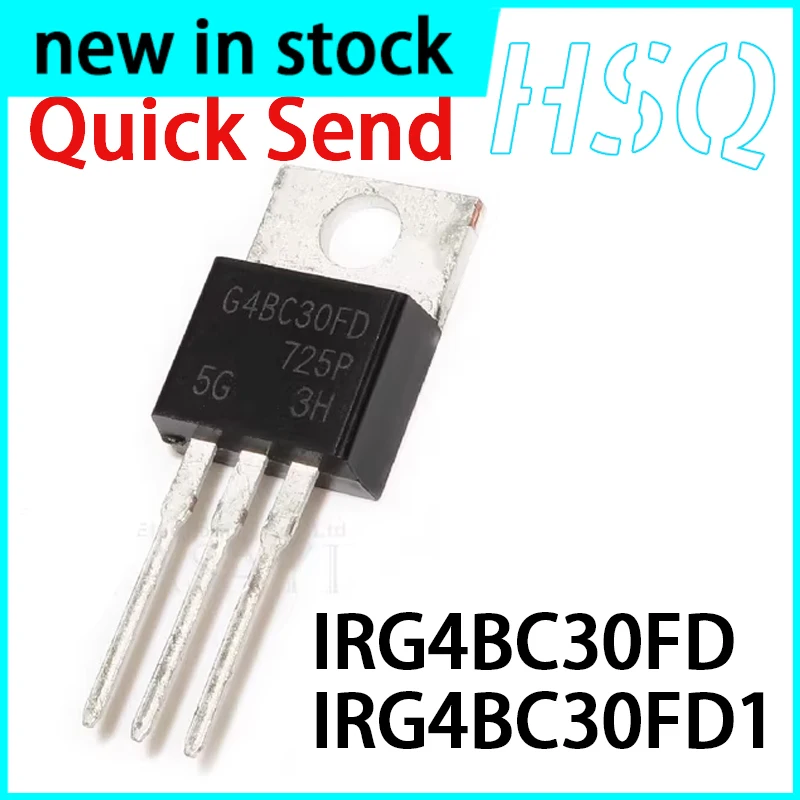 5PCS G4BC30FD G4BC30FD1 IRG4BC30FD1 IRG4BC30FD warehouse TO-220 MOSFET 600V 17A in stock