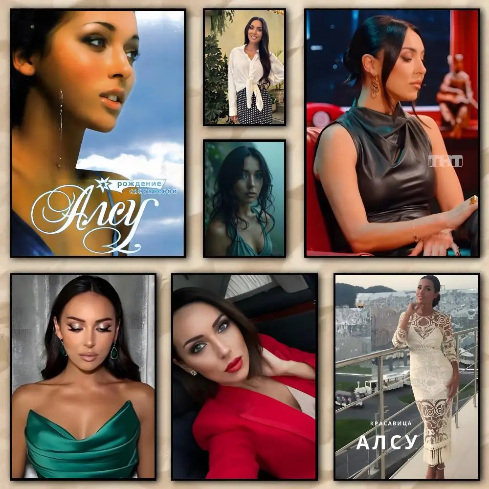 Famous Russian Singer Alsou Poster HD Printing Wall Art Home Decor For Bedroom Drawing Room Office Idea Gift