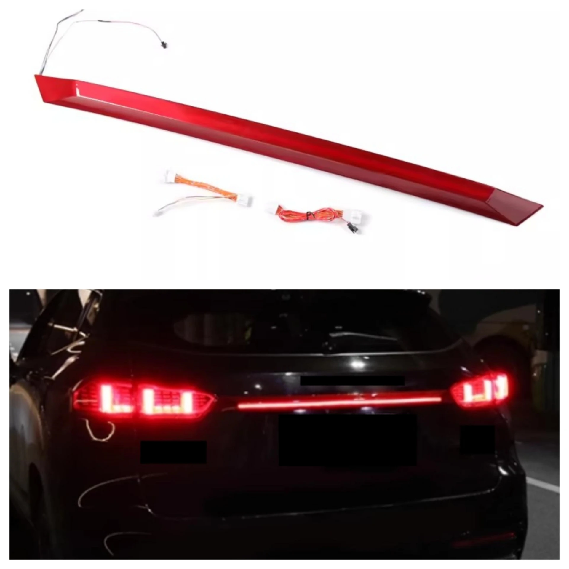 Body Kit Led Through Lamp for WEY VV6 2017-2021 Convert Rear Center Car Light Car Accessories