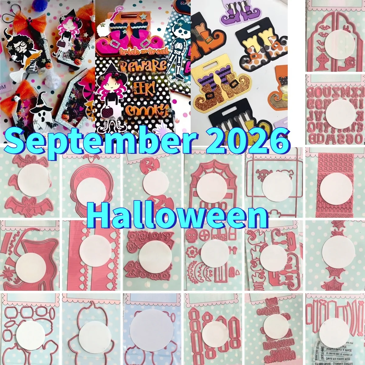 September 2026 New Halloween Bat Skull Bones Metal Cutting Dies Clear Stamps For DIY Making Card Scrapbook Embossed Paper