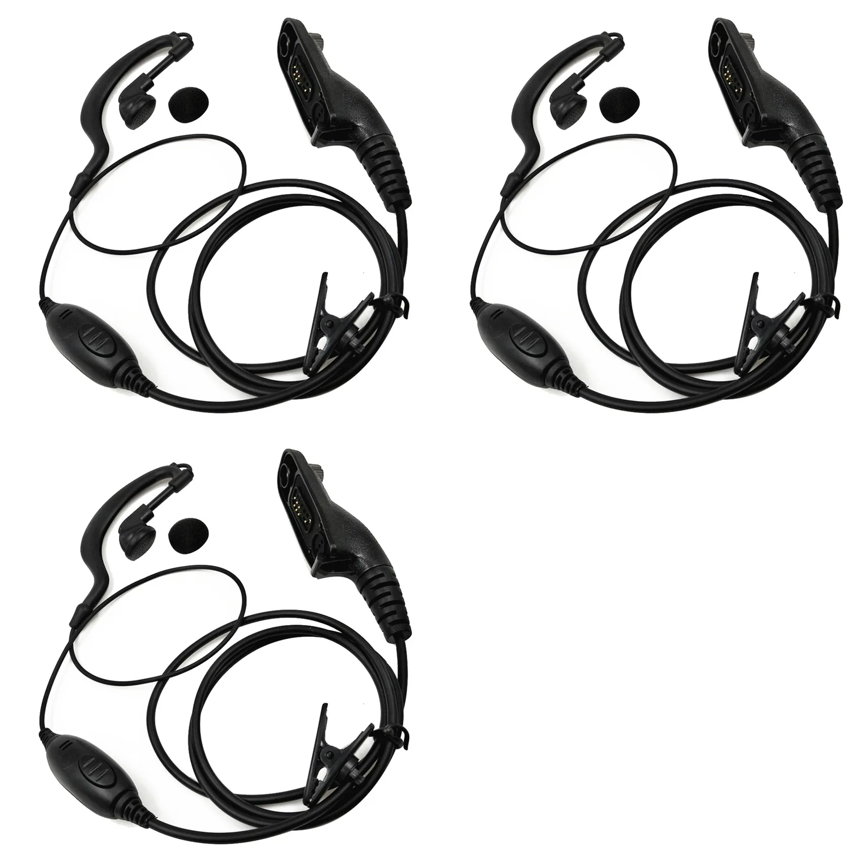 

24-Hour Delivery 3X PTT Earpiece Headset Mic For Xir P8268 P8668 APX6000 APX7000 APX2000 DP3400 DP3600 DP4400 DP4800 DGP6150