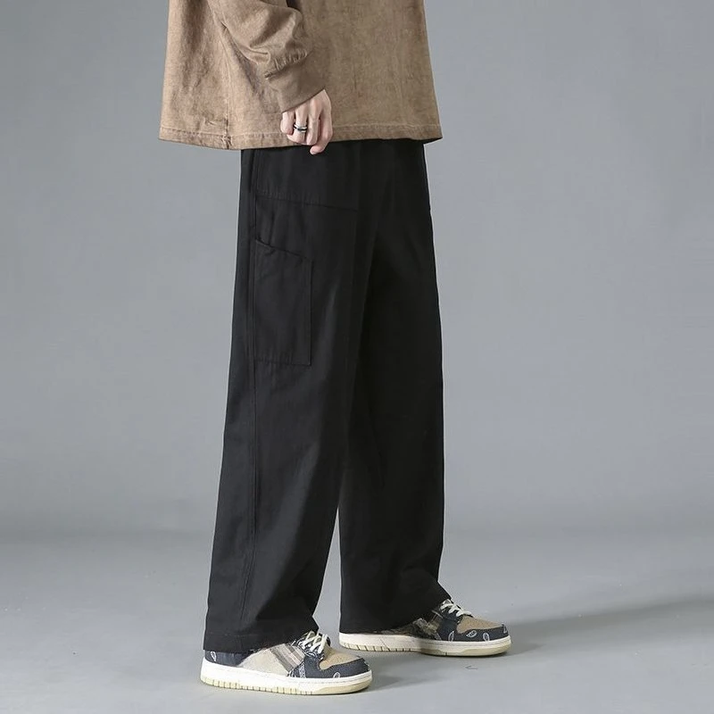 

Black Male Trousers Minimalist Mountain Trekking Designer Slacks Aesthetic Casual High Quality Harajuku Baggy Men's Cargo Pants