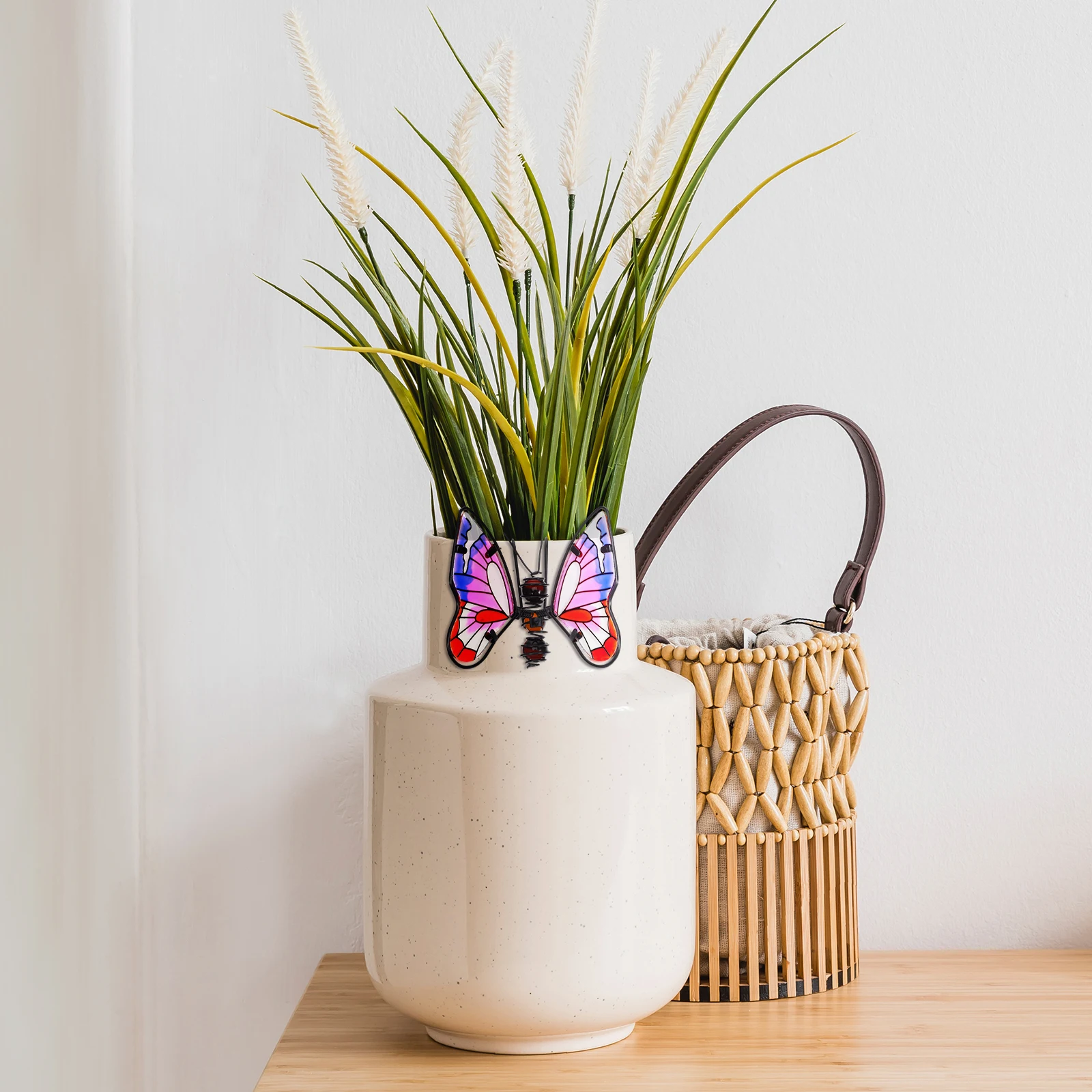 

3 Pcs Butterfly Ornament Cute Hanging Figurine Pot Hangers Plant Decorations Coat