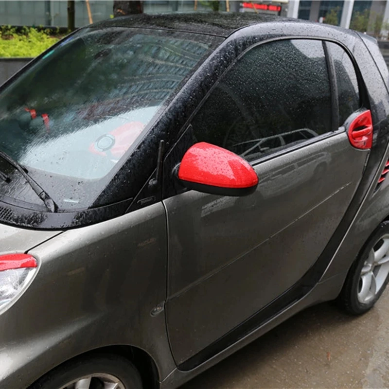 

Auto Rearview Mirror Decorative Cover Shell For Smart Fortwo 451 Exterior Styling Modification Accessories Car Stickers